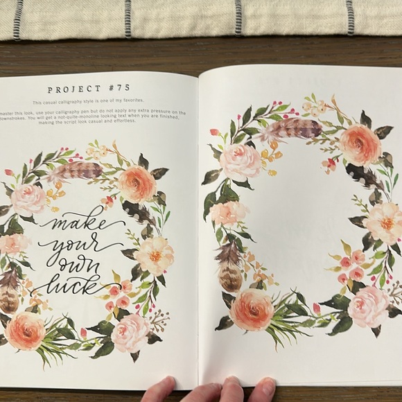 NWOT Calligraphy project book - Picture 8 of 12